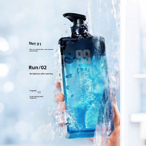 Ensemble sel de mer pour hommes nettoyant pour le corps <span class=keywords><strong>parfum</strong></span> longue durée anti acariens shampooing anti acné lotion pour le corps formule de gel à base de plantes - Product Image 1