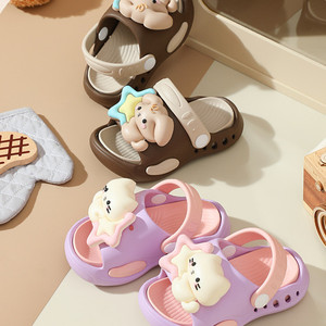 รองเท้าแตะเด็ก - สไตล์การ์ตูนฤดูร้อน - รองเท้าเด็กชายและเด็กหญิง - กันลื่น น้ำหนักเบา พื้นนุ่ม - รองเท้าแบบสวมสองชิ้น - Product Image 3