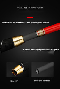 Canne à pêche en bateau à haute teneur en carbone, 1.65m, 1.8m, 1.95m, 2.1m, canne à pêche à la traîne, pêche en mer, gros mérou - Product Image 3