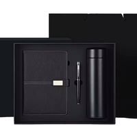 Ensemble personnalisé de carnet A5, gourde isotherme et stylo – Cadeaux d'affaires pour entreprises et événements promotionnels