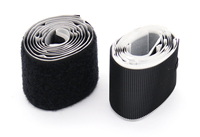 Patchs auto-agrippants ultra-fins réglables pour rangement de chambre à coucher, anti-rayures, adhésifs, attaches velcro, ruban velcro