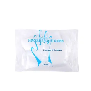 Gants jetables en PE de qualité alimentaire pour ménage, cuisine, pâtisserie, restauration, soins de beauté, film plastique épais <span class=keywords><strong>et</strong></span> durable, sucre pour gelée - Product Image 1