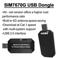 Dongle 4G CAT1 SIM7670G 4G LTE USB Dongle Tarjeta de datos de red inalámbrica Módem 4G con ranura Sim