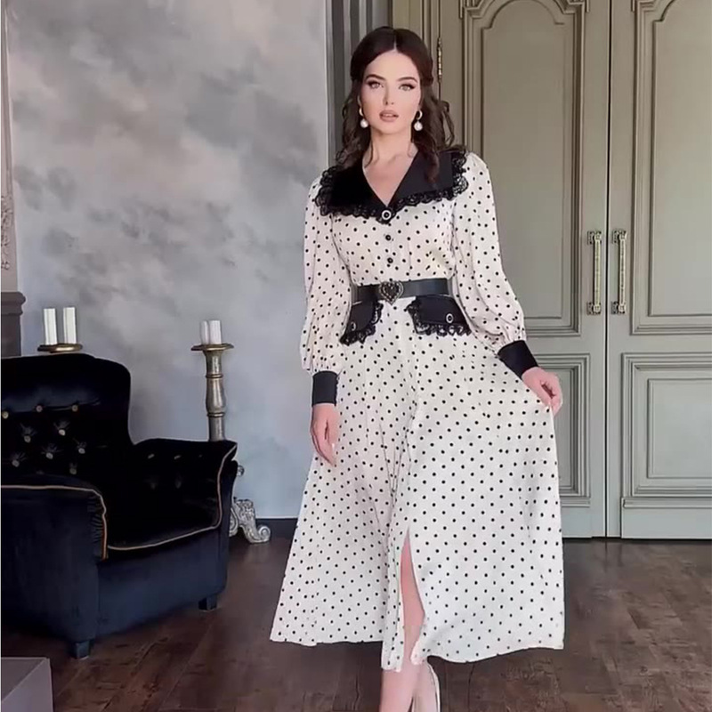 shirt dress mini French-Style Ruffle White / S Color:Cinnamon down mini dress with best seller20231012 Summer Beach Dress| Butterfly