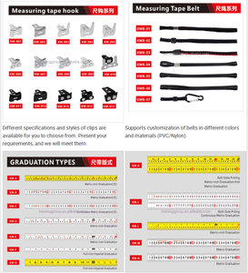 3m10ft 5m/16ft 7.5m/25ft 10m/33ft Băng biện pháp tùy chỉnh logo thương hiệu băng biện pháp với thép carbon lưỡi đo băng - Product Image 4