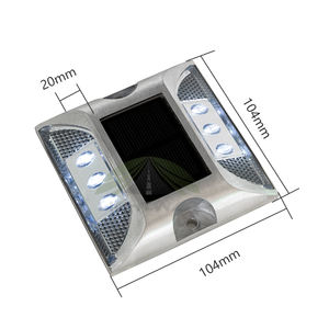 20 टन सोलर सेल रोड या लेन मार्कर मेटल एलईडी रिफ्लेक्टिव सोलर एल्युमीनियम रोड स्टड - Product Image 1