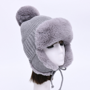 Gorro de Lana Tejida de Alta Calidad, Suave y Lujoso, para Mujer, al por Mayor, Estilo Scully, para Exteriores, Cálido, de Invierno, Unisex, con Orejeras de Piel Sintética Personalizadas - Product Image 5
