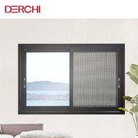 Filet de fenêtre antivol de haute sécurité au design moderne et personnalisé fenêtre coulissante en aluminium pour balcon fenêtre en verre coulissante à 3 rails