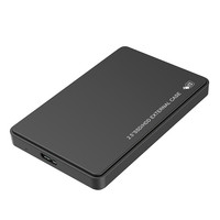 Gabinete hdd externo usb3.0, plástico para disco rígido portátil disco rígido 2.5 usb 3.0 hdd externo caso do disco rígido