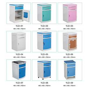 New Hospital Furniture ABS Storage Cabinet Medical Bedside Locker Patient Bedside Table Hospital Ward Medical Equipment - Product Image 6