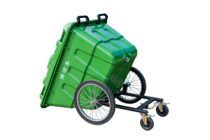 ถังขยะอุตสาหกรรมขนาด 400 ลิตร พร้อมรถเข็น - Product Image 2