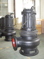 Qw100-100-35-18.5 série Wq/Qw pompe à eaux usées de mélange automatique sans colmatage pompe submersible en acier inoxydable