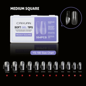 Оптовая продажа с завода, лучший продавец, закрывающие ногти с полным покрытием, новинка, макс. длинный тонкий мягкий Типсы для ногтей - Product Image 3