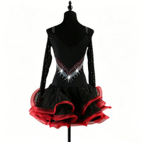 Robe de danse latine Samba pour femmes et filles, sexy, pour les compétitions, vente chaude LIUHUO