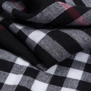 Tissu en mélange de <span class=keywords><strong>ramie</strong></span> et coton teint en fil, 55% <span class=keywords><strong>ramie</strong></span> 45% coton, 126 g/m², à carreaux, pour vêtements, écharpes et robes - Vente en gros - Product Image 3