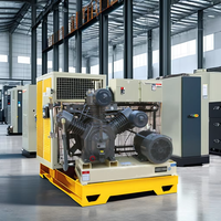 Precio de fábrica, serie Hengda, alta presión 30/40 Bar Tipo vertical, máquina de compresor de aire de pistón para uso industrial ecológico
