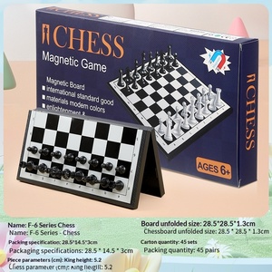 Gioco di <span class=keywords><strong>Scacchi</strong></span> Magnetico Internazionale, Pezzi degli <span class=keywords><strong>Scacchi</strong></span> in Plastica, Scacchiera Pieghevole, Design Comodo per la Conservazione, per Intrattenimento e Puzzle - Product Image 6