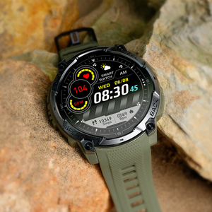 Montre connectée K76A avec GPS intégré, étanche 3ATM, écran AMOLED 1,43'', lampe torche LED, boussole, détection d'altitude, montre intelligente 2026 - Product Image 6