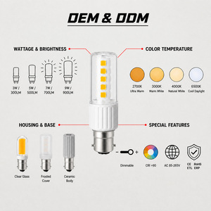 Ampoule de navigation marine LED BA15D BAY15D 5W AC 120V 230V 450-500LM 45LED Sanan 2835 PC Céramique CE RoHS ETL 15000H 2 ans - Product Image 3