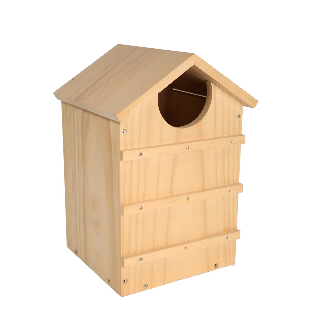 Factory Supply Well Made Bird House High Quality Long Lasting Nesting Cage Wooden Owl House