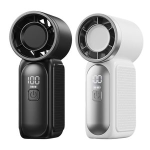 พัดลมมือถือขนาดเล็กแบบพับได้ พกพาสะดวก ชาร์จ USB ได้ สายคล้องคอ จอแสดงผล LED เหมาะสำหรับเดินทาง ท่องเที่ยว เครื่องทำความเย็นขนาดเล็ก - Product Image 2