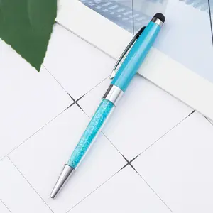 Promotion fancy unique big diamond crystal rhinestone stylus pen for touch screen