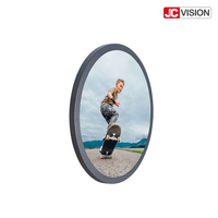 Pantalla LCD Circular de 15.7 Pulgadas, Pantalla Digital Redonda Android para Publicidad, Pantalla Inteligente Comercial