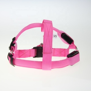 充電式プル反射LED犬用ハーネス子犬用小型中型犬ナイトウォーキングナイロンハーネスレースライト犬用ハーネス - Product Image 6