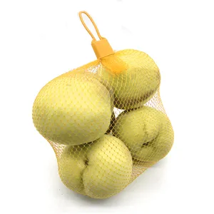 100pcs 10KG <strong>PE</strong> Customized Logo <strong>Mesh</strong> Pack <strong>Protective</strong> <strong>Fruit</strong> Vegetable <strong>Plastic</strong> Sleeve Packaging Net Bag for Onion Potato Egg - Product Image 1
