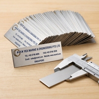 Plaque de nom en métal personnalisée pour meubles et équipements, acier inoxydable brossé, logo gravé, accessoires décoratifs intérieurs et extérieurs