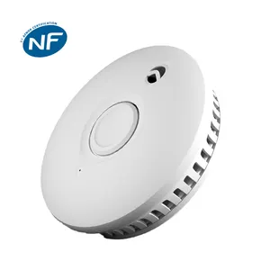 Nf-chứng nhận Vội Vã Trung Quốc khói Detector 9V 10 năm CE khói Detector Trung Quốc khói Detector LED