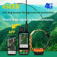 Traceur GPS 4G ESEEK pour chiens de chasse - Système de suivi intelligent en temps réel, étanche IP68