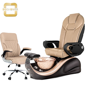 Silla de técnico de muebles de salón de uñas con silla de espera de cliente de salón de manicura conjunto de taburete de silla de pedicura - Product Image 6