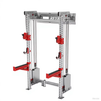 Équipement de musculation en acier inoxydable à faible encombrement pour la maison commerciale Machine de croisement de câbles muraux REYK-19
