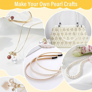 Juego de 24 Compartimentos de Perlas de Imitación de 6mm, Perlas Espaciadoras para Manualidades, Accesorios para Hacer Joyería, Perlas Redondas para Pulseras y Pendientes - Product Image 5