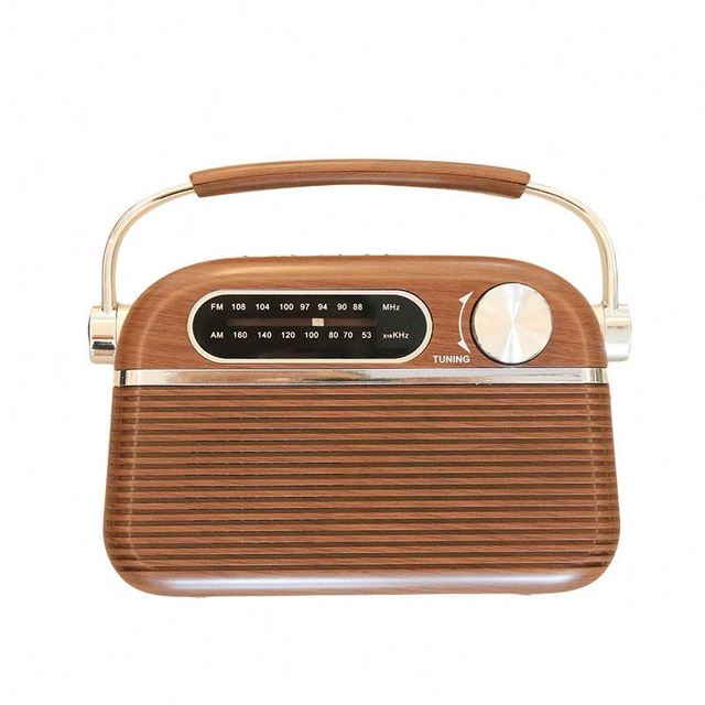 R-951BT Factory Produce Popular Wooden Color Radio Vintage Style with Multi Band, Old Fashioned, Supports USB TF&BT Function