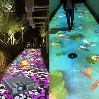 Système de projection 3D pour sol et mur, jeux interactifs avec projecteur, jeux de saut, équipement de jeu de danse pour enfants en intérieur