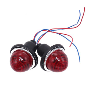 Land Rover <b>Rear</b> Taillights L594 LPB630 1958-1986 Models Pair Red Halogen <b>Lights</b> - Product Image 1