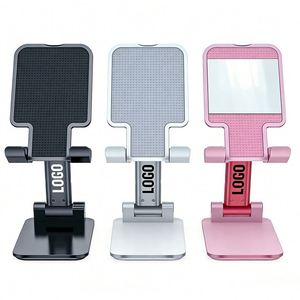 Wholesale Promotional Business Gift Adjustable Mobile Phone <b>Stand</b> Custom Logo Foldable Desktop Holder for All Smartphones - Product Image 1