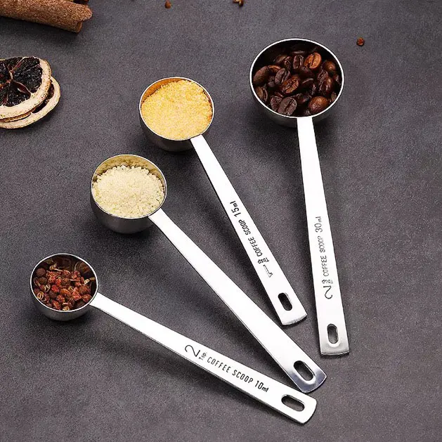 All'ingrosso utensile da cucina Logo personalizzato 304 acciaio inossidabile 15ML cucchiaio da cucina per latte in polvere caffè miele