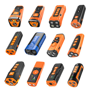 เครื่องไล่สุนัขแบบอัลตราโซนิกแบบพกพา อุปกรณ์ควบคุมการเห่า สีดำสีส้ม หัวเดียวสามหัว วัสดุ ABS อุปกรณ์ฝึกอบรม - Product Image 1