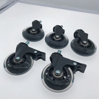 Harga Produsen Bantalan Bola Baja OEM 3 Inci 70mm Nylon Kapasitas 70kg Roda Caster untuk Dudukan TV