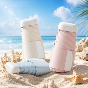 Paraguas de Bolsillo Plegable de 6 Secciones con Protección Solar UPF50, Personalizable con Logotipo OEM, con Toldo Grande y Compacto, para Mujer, para Viajes - Product Image 1