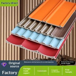 Panel <span class=keywords><strong>de</strong></span> Pared Decorativo Interior <span class=keywords><strong>de</strong></span> Fibra <span class=keywords><strong>de</strong></span> Bambú Engrosada y Resistente al Desgaste, Diseño Moderno Ondulado Cóncavo Convexo, Tablero <span class=keywords><strong>de</strong></span> Arco Interior WPC - Product Image 5