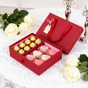 Cajas de Regalo de Papel para Boda, Impresas Personalizadas, con Relieve de Lujo, con Asa - Product Image 2