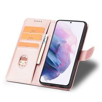 Étui s22 étui portefeuille en cuir pu pour étui de téléphone samsung galaxy s22