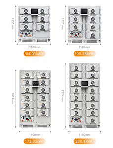 แบตเตอรี่ลิเธียม HV ขนาด 57kWh 71kWh 86kWh 100kWh พร้อมระบบไฮบริดเชิงพาณิชย์ Deye SUN-25/30/40/50KW-SG01 สำหรับ PV+ESS - Product Image 4