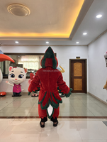Costumes de mascotte d'aigle rouge sur mesure fabriqués par Blue Sky Professional Manufacturer pour les cérémonies d'ouverture et de fermeture des écoles