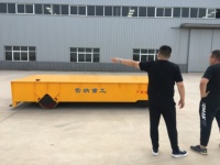 Chariot de transfert personnalisé à batterie de 5 à 500 tonnes |   Chariot électrique à plateau plat |   Chariot de transfert sur rail pour la manutention des matériaux en usine