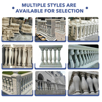 Balustrades et rampes en GRC sculptées vintage, design européen personnalisé, décoration extérieure, jardin, parc, église